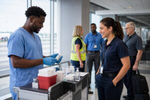 The DNA Man provides mobile airport drug testing, DOT drug testing, urine drug screen collections, breath alcohol testing, DNA testing, and background check collection services in Highland, Indiana. Walk-ins Welcomed at 2550 Industrial Dr. Unit B.