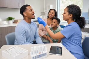 The DNA Man provides family DNA testing, paternity testing, legal DNA testing, oral swab DNA collection, relationship DNA testing, court-admissible DNA testing, and DNA collection services in Highland, Indiana. Walk-ins Welcomed at 2550 Industrial Dr. Unit B.